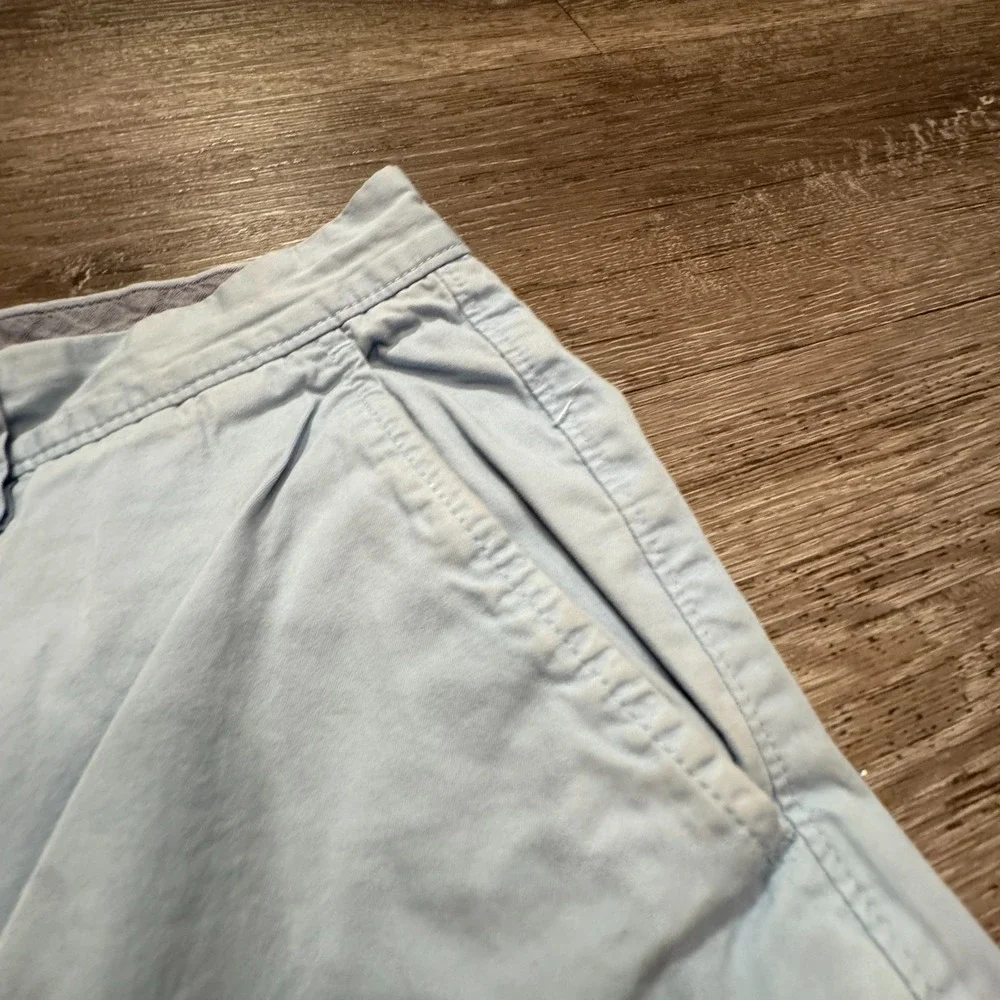 J Crew Shorts‎ Mens 30 Blue Cotton Beach Resort Preppy Chino Club Short 10